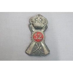 Fregio da copricapo da ufficiale 52° rgt Fanteria , Brigata ALPI , mod.1926