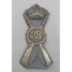 Fregio per copricapo da ufficiale 28° Rgt Fanteria "PAVIA"