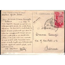 Cartolina di Boccasile "L Avanzata Continua"  Libia