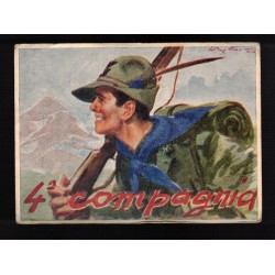 Cartolina truppe alpine 4a Compagnia Scuola centrale Militare d Alpinismo