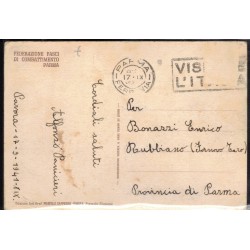 Cartolina Fasci Giovanili di Combattimento Federazione di Parma