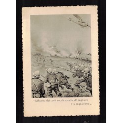 Propaganda postcard Campaign of Africa 1935 1936