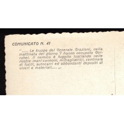 Propaganda postcard Campaign of Africa 1935 1936