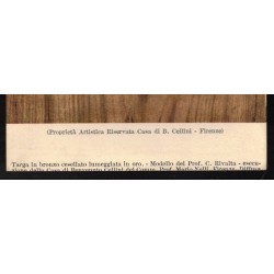 Portrait postcard of the Duce Benito Mussolini, uncirculated