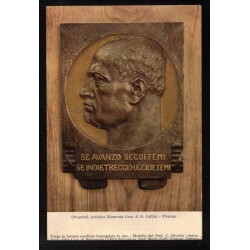 Cartolina ritratto del Duce...