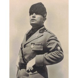 Portrait postcard of the Duce Benito Mussolini, uncirculated