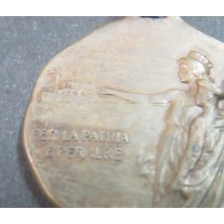 Bronze medal Italian Royal Naval Academy Livorno 1906 1881