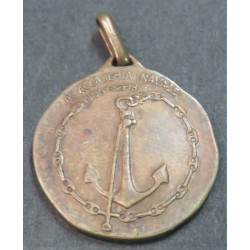 Bronze medal Italian Royal Naval Academy Livorno 1906 1881