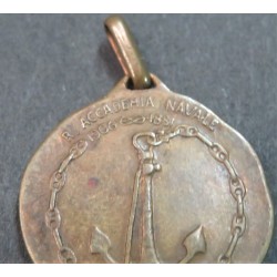 Medaglia in bronzo Regia Accademia Navale Livorno 1906 1881