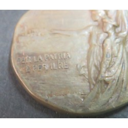 Bronze medal Italian Royal Naval Academy Livorno 1906 1881