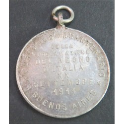 Medaglia della Comunita Italiana di buones Aires 50° Anniversario Proclamazione Regno d Italia