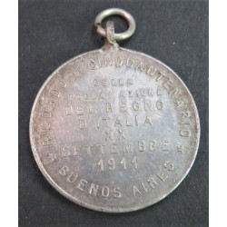 Medaglia della Comunita Italiana di buones Aires 50° Anniversario Proclamazione Regno d Italia