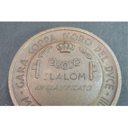 Splendida medaglia in bronzo FISI  Gara Coppa d Oro del Duce Mottarone