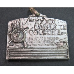 White metal medal XXXIX ° Colonial Battalion