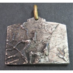 Medaglia in metallo bianco XXXIX° Battaglione Coloniale