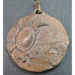 Bellissima medaglia coloniale in bronzo  XIIa Brigata Coloniale