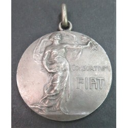 Medaglia in argento Va gara Autocolonne Militari  Consortium FIAT