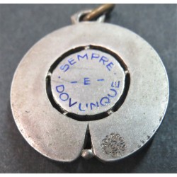 Medaglia in bronzo e smalti detta "baverino"  Treno Artiglieria 1915/18