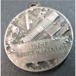 Medaglia Gruppo Rionale Fascista Benito Mussolini