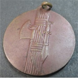 Medaglia in bronzo Federazione dei Fasci di Combattimento  Cremona