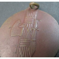 Medaglia in bronzo Federazione dei Fasci di Combattimento  Cremona