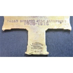 Rara medaglia a croce per i reduci della Prima Armata , conio Fassino