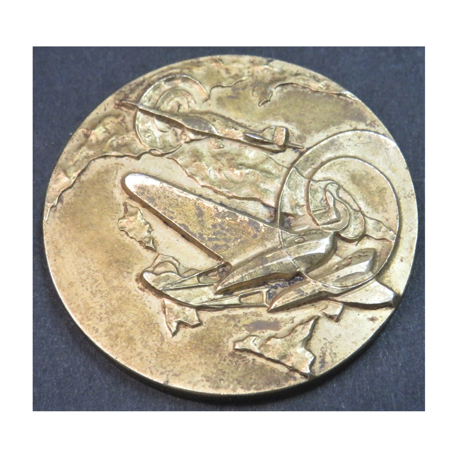 Extremely rare non-portative medal, Viscardi Ivo, Aeronautical Pioneer