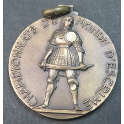 Medaglia in bronzo Championnats du Monde d Escrime Roma 1955