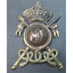 Frieze from colbacco and / or tropical helmet 1889 from Officer of the 5th Rgt. NOVARA cavalrymen