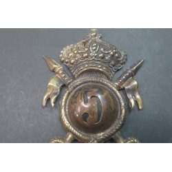 Frieze from colbacco and / or tropical helmet 1889 from Officer of the 5th Rgt. NOVARA cavalrymen