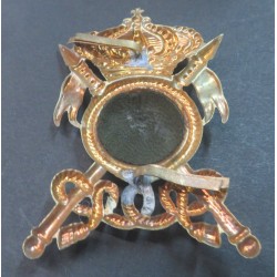 Fregio da colbacco e/o casco tropicale  da Ufficiale del 5° Rgt. Cavalleggeri NOVARA 1934