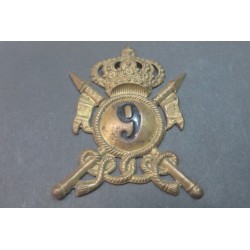 Fregio da colbacco 1934 da uffciale 9° Rgt Lancieri di AOSTA