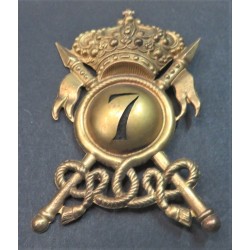 Fregio da colbacco per un ufficiale del 7° Rgt Lancieri di "MILANO" 1934