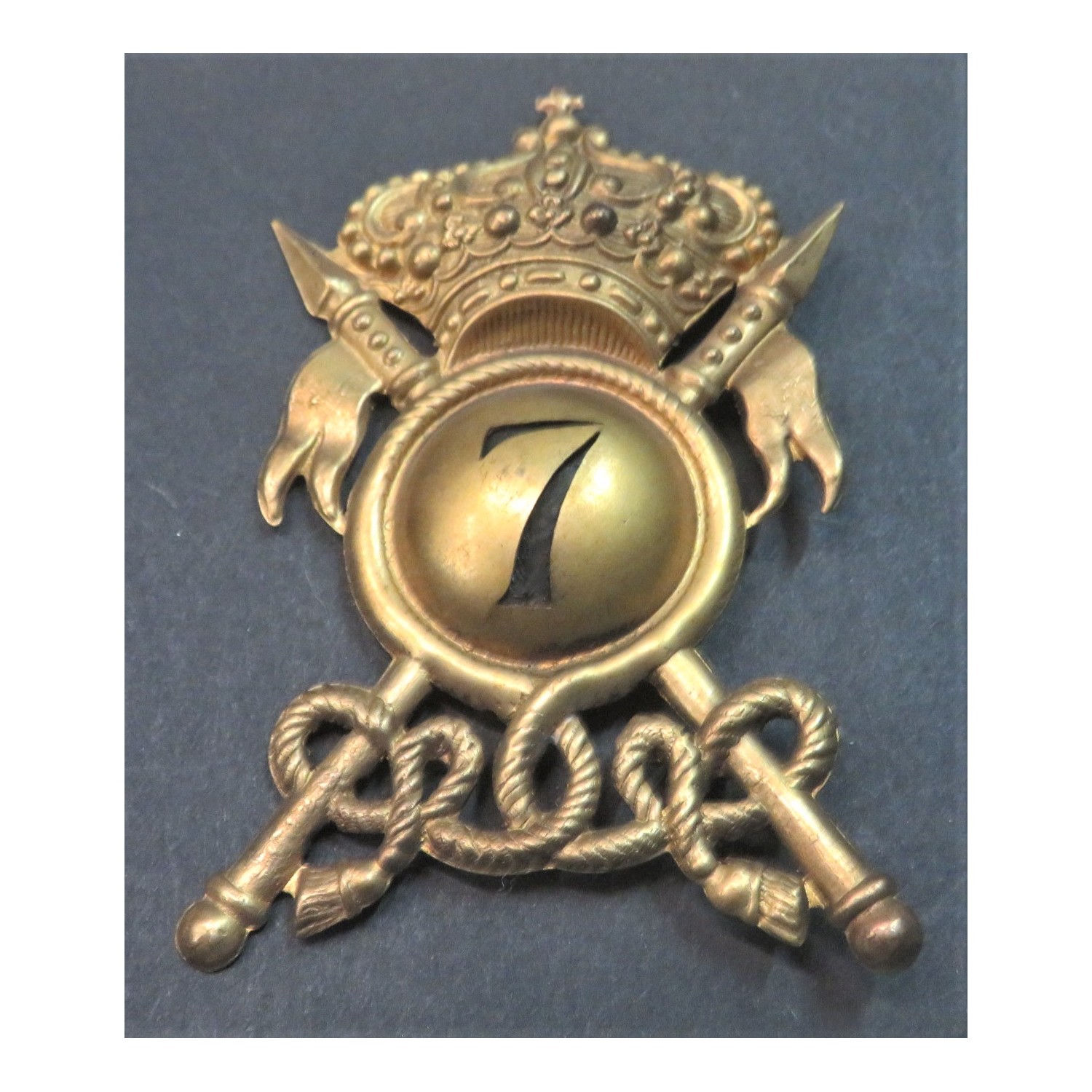 Fur hat for an officer of the 7th Rgt Lanceri of "MILANO" 1934