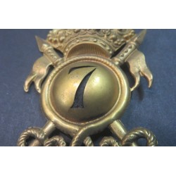 Fur hat for an officer of the 7th Rgt Lanceri of "MILANO" 1934