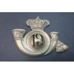 Hat fur front badge from officer 19th Cavalleggeri Guide Regiment (19th)