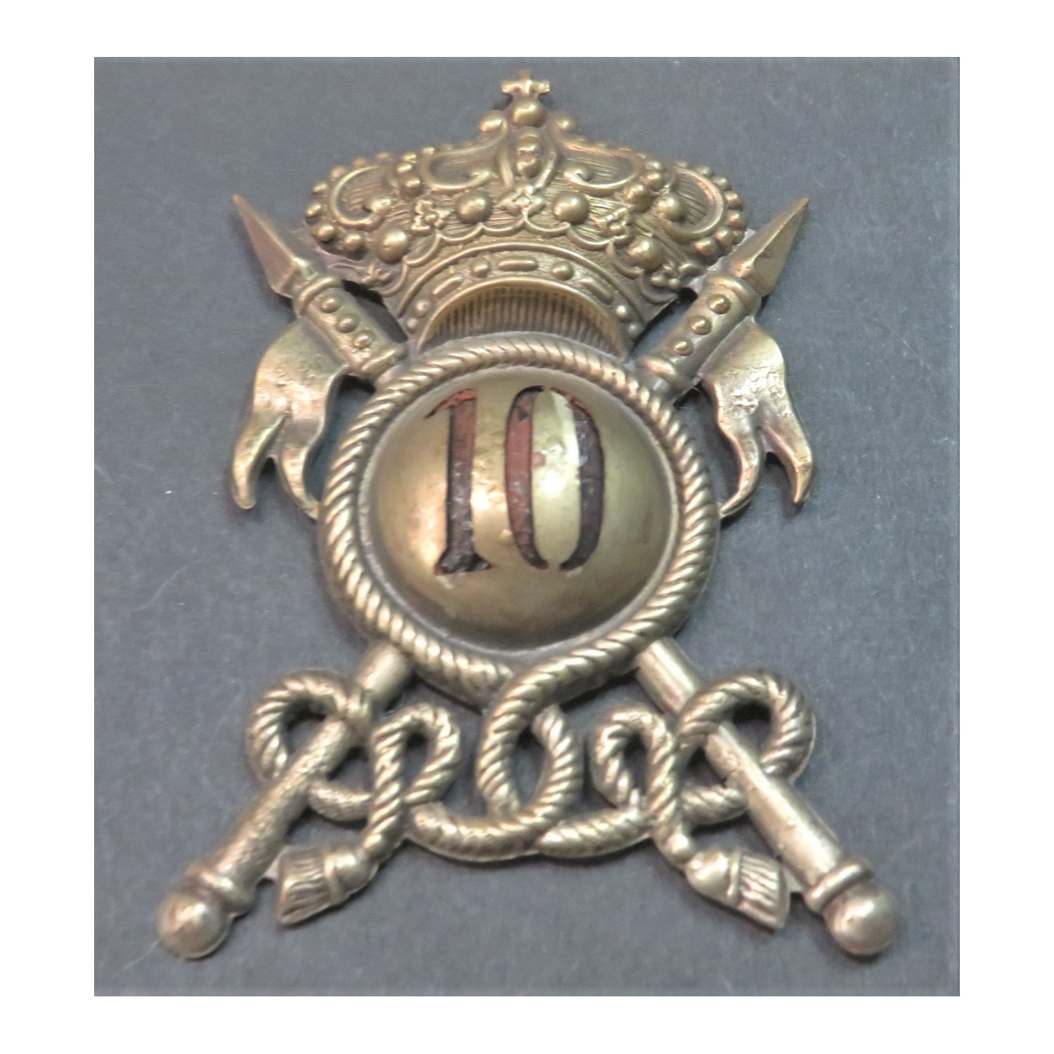 Fur hat for officer of the 10th Rgt Lanceri "VITTORIO EMANUELE II"