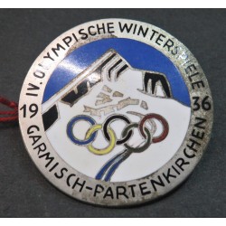 Distintivo IV Olympische Winterspiele Garmisch Partenkirken 1936
