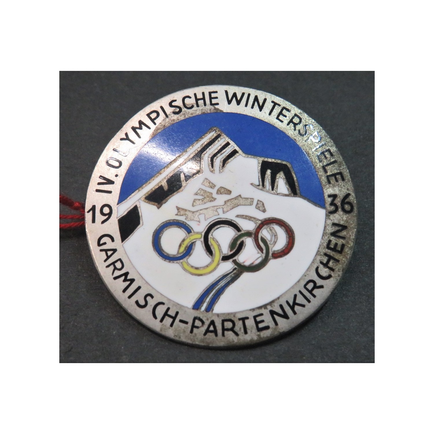 Distintivo IV Olympische Winterspiele Garmisch Partenkirken 1936