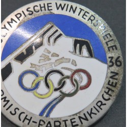 Distintivo IV Olympische Winterspiele Garmisch Partenkirken 1936