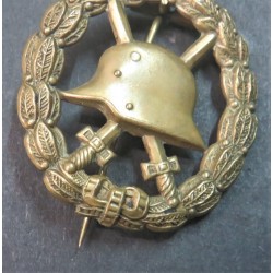 Distintivo ferita di guerra Germania 1a guerra mondiale , modello traforato