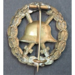 Distintivo ferita di guerra Germania 1a guerra mondiale , modello traforato
