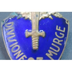 Scudetto da braccio da ufficiale 23a Div.ne MURGE  , in bronzo e smalto