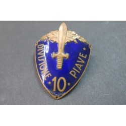 Scudetto da braccio da ufficiale 10a Div.ne Fanteria "PIAVE"