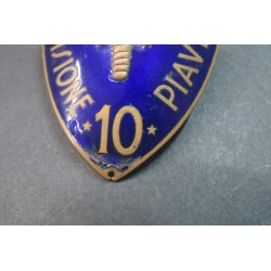 Scudetto da braccio da ufficiale 10a Div.ne Fanteria "PIAVE"