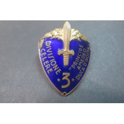 Scudetto da braccio da ufficiale 3a Div.Celere Principe Amedeo Duca d Aosta