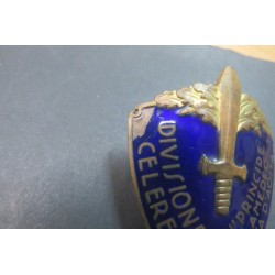 Arm shield from 3rd Division officer Celere Principe Amedeo Duca d Aosta, slight chipping on the upper quarter