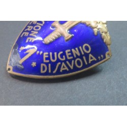 Arm shield from 1st Div officer Celere Eugenio di Savoia, slight chipping on the lower quarter with restoration