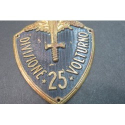 25th Infantry Division "VOLTURNO" troop arm shield, wide rim