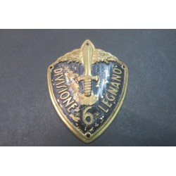 Scudetto da braccio 6a Divisione Fanteria "Legnano" modello bordo largo